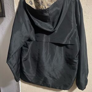 it's a black jacket bucees size Large it's and really good condition